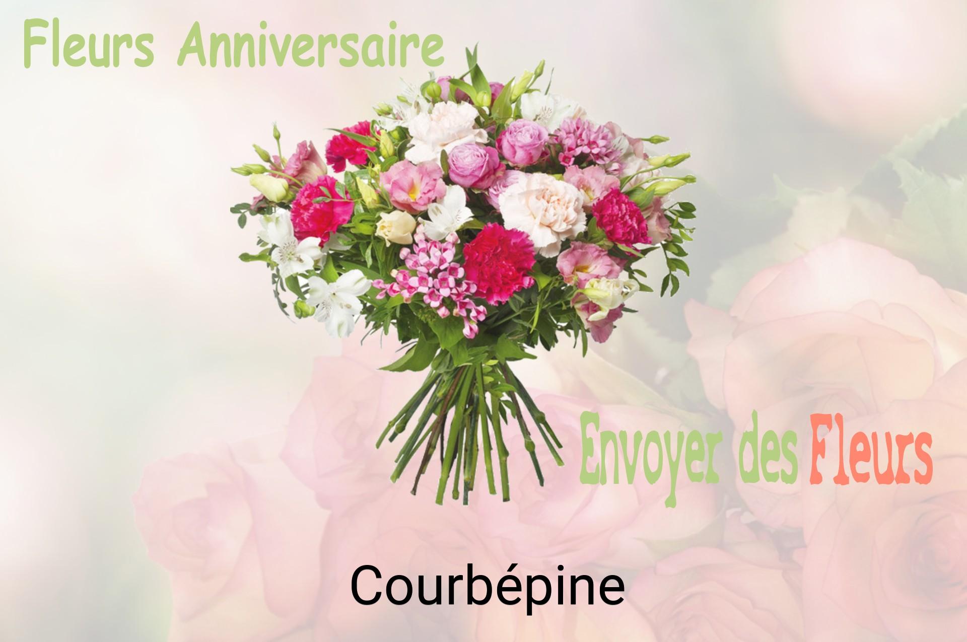 Bouquet de fleurs d’anniversaire livré à Courbépine