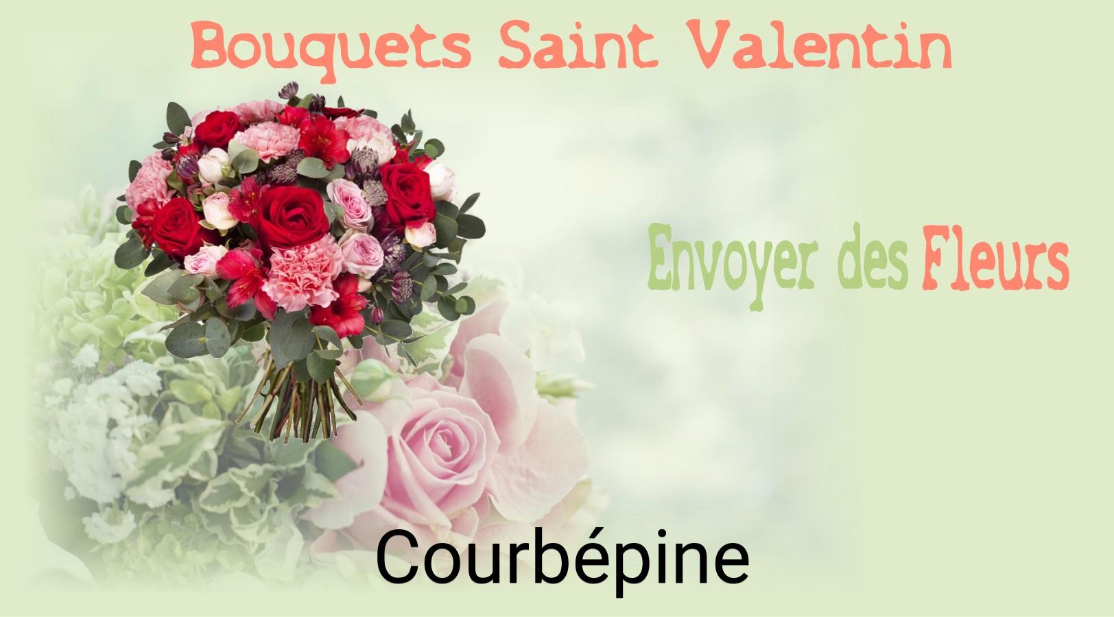 Roses de Saint-Valentin livrées à Courbépine